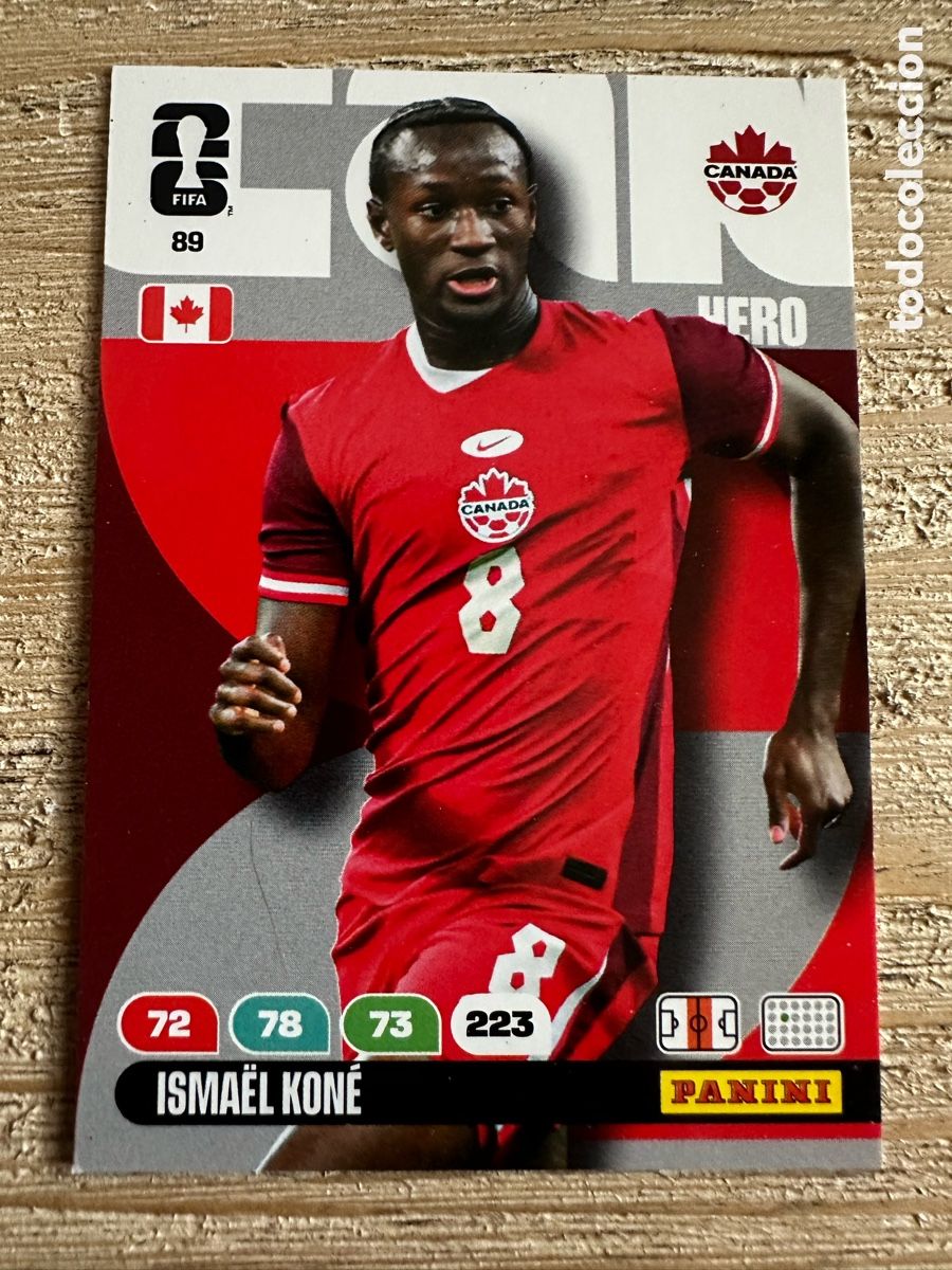 Trading Cards: ISMAEL KONE CANADA 89 ADRENALYN XL PANINI MUNDIAL WORLD CUP 2026 USA CAN MEX