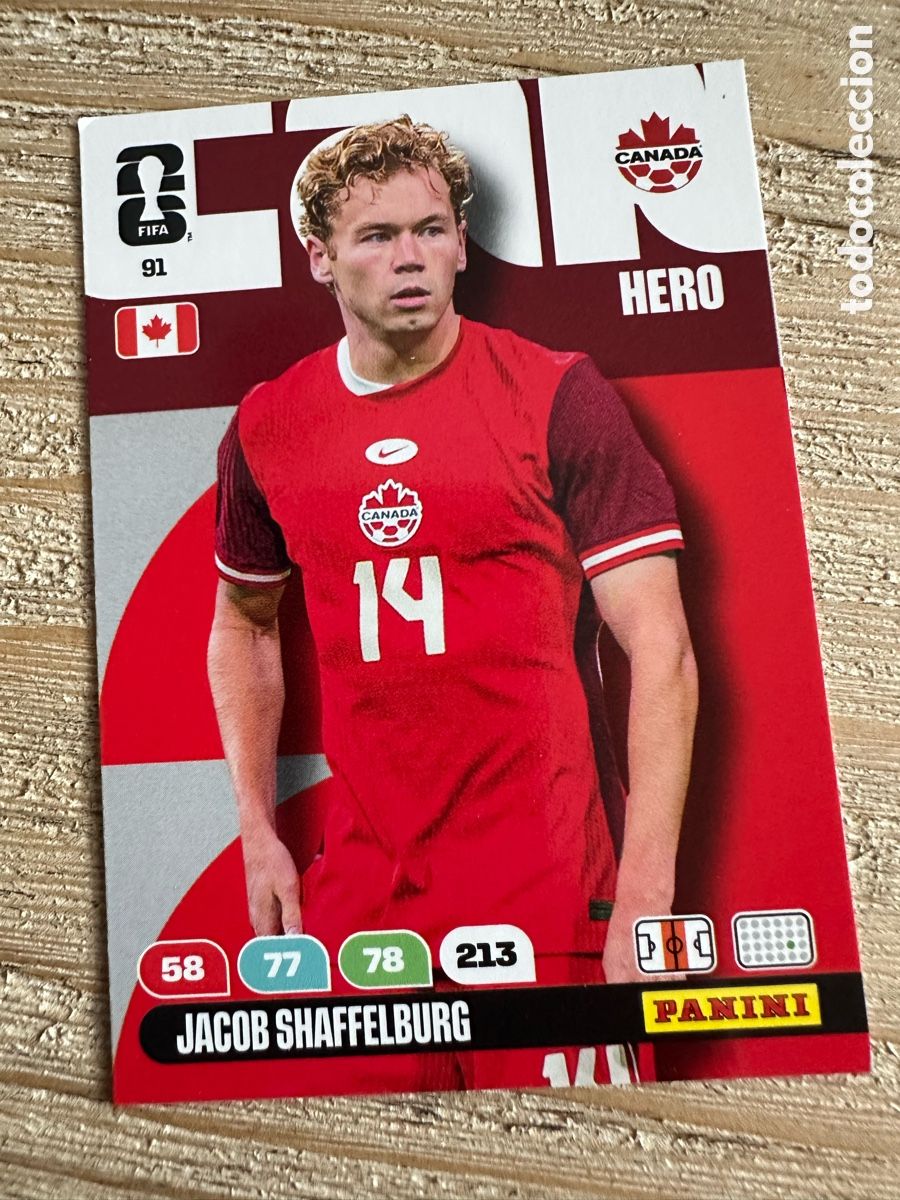 Trading Cards: JACOB SHAFFELBURG CANADA 91 ADRENALYN XL PANINI MUNDIAL WORLD CUP 2026 USA CAN MEX