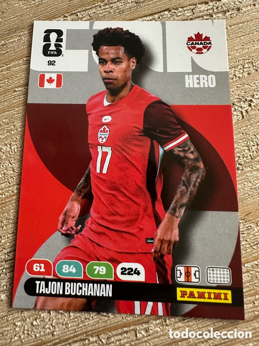 Trading Cards: TAJON BUCHANAN CANADA 92 ADRENALYN XL PANINI MUNDIAL WORLD CUP 2026 USA CAN MEX
