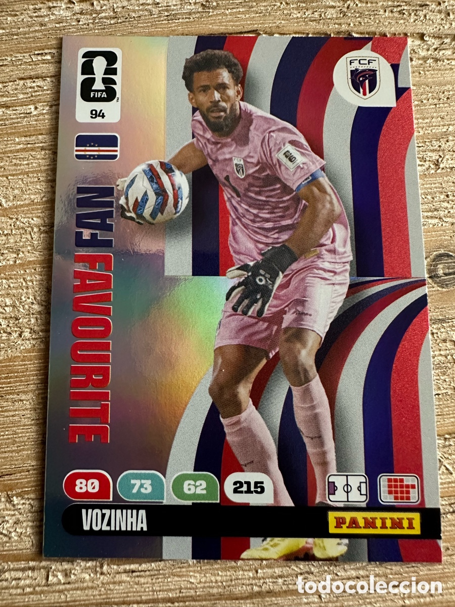 Trading Cards: VOZINHA CABO VERDE FAN FAVOURITE 94 ADRENALYN XL PANINI MUNDIAL WORLD CUP 2026 USA CAN MEX