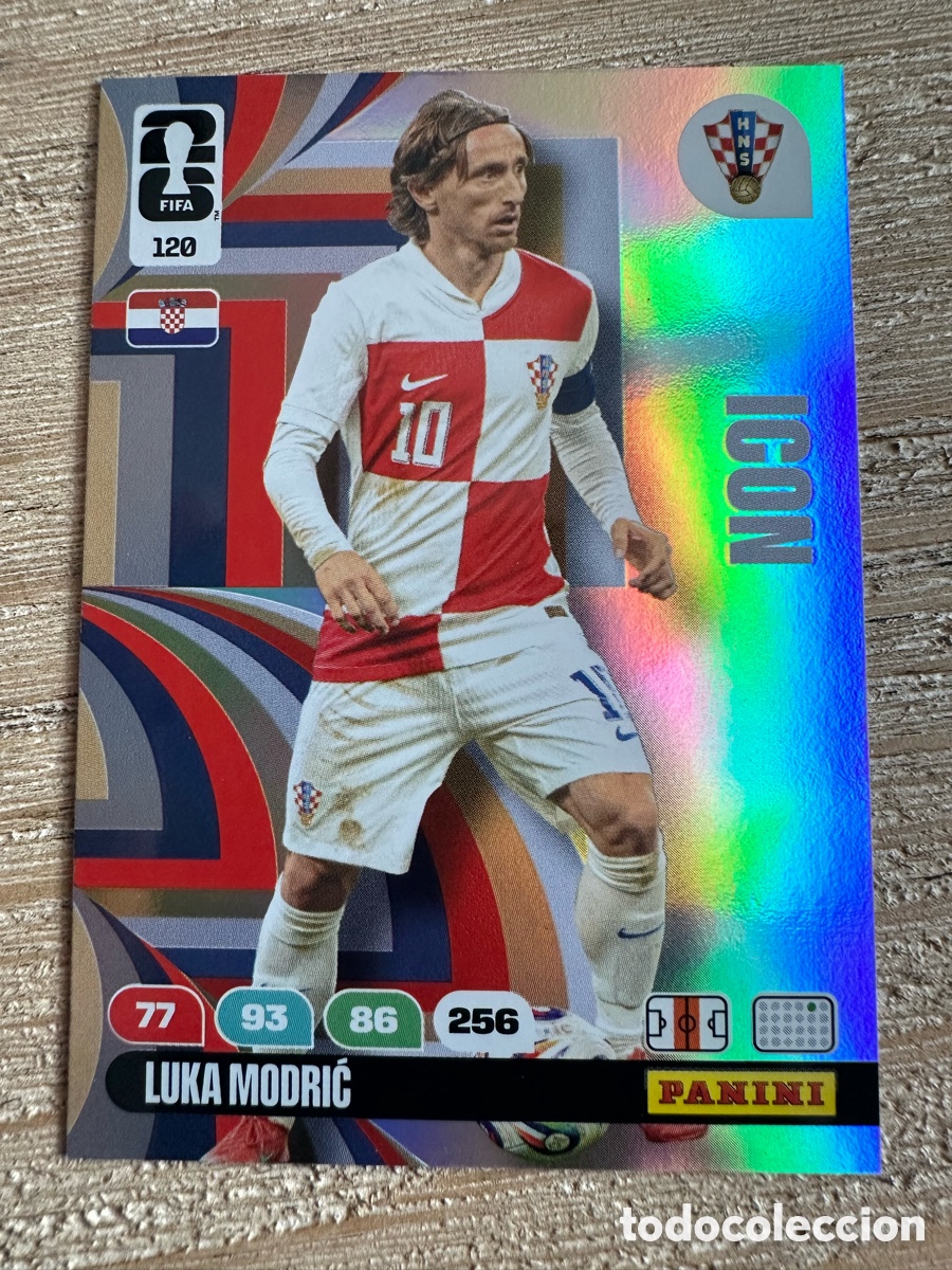 Trading Cards: LUKA MODRIC CROACIA ICON 120 ADRENALYN XL PANINI MUNDIAL WORLD CUP 2026 USA CAN MEX
