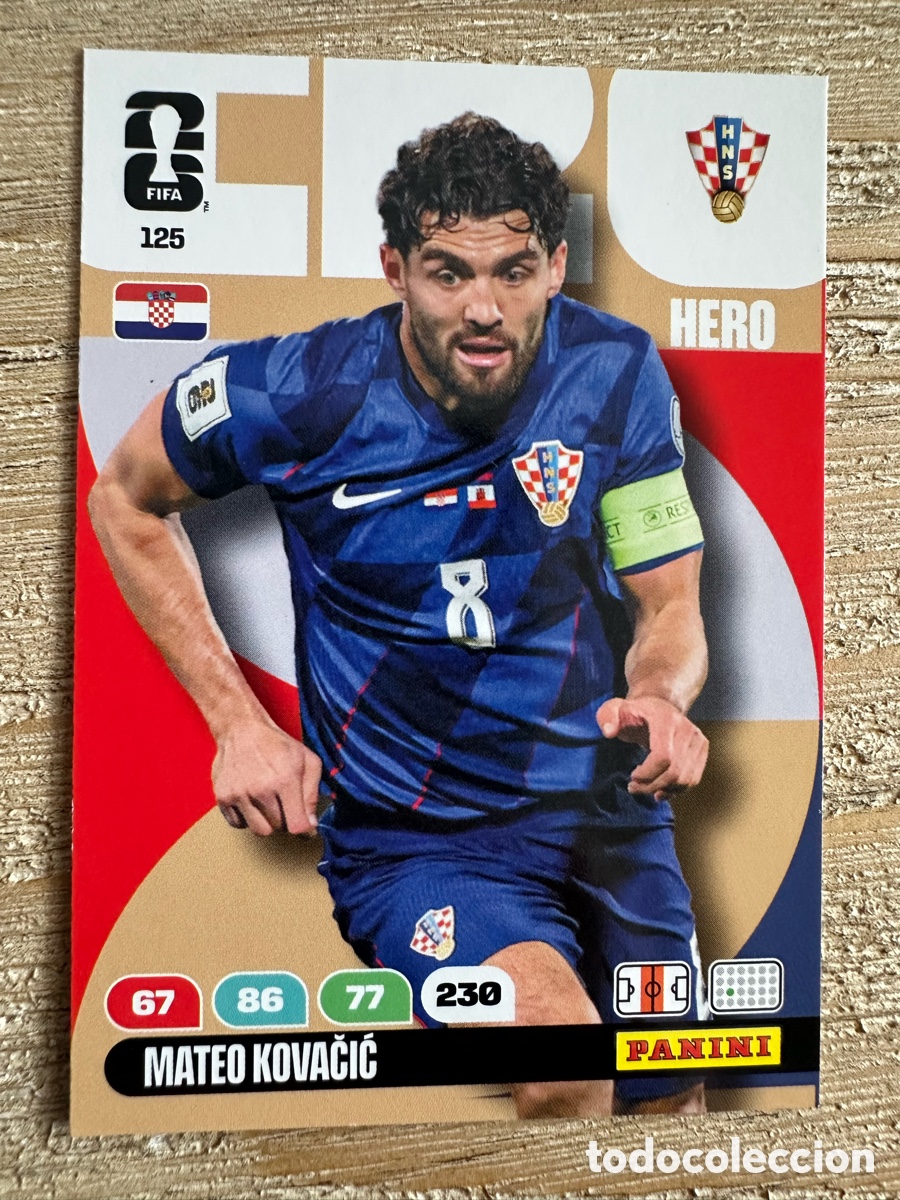 Trading Cards: MATEO KOVACIC CROACIA 125 ADRENALYN XL PANINI MUNDIAL WORLD CUP 2026 USA CAN MEX