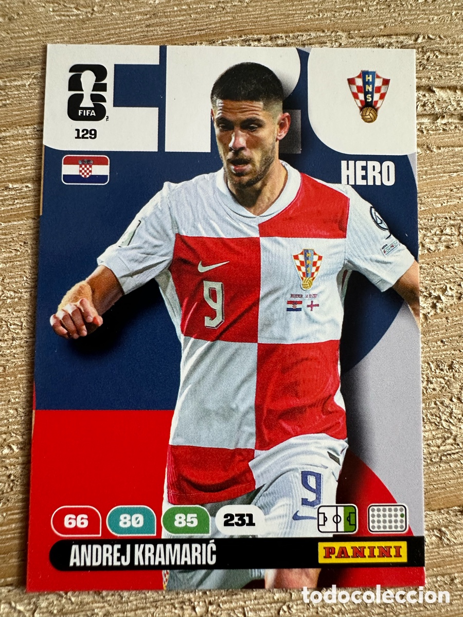 Trading Cards: ANDREJ KRAMARIC CROACIA 129 ADRENALYN XL PANINI MUNDIAL WORLD CUP 2026 USA CAN MEX