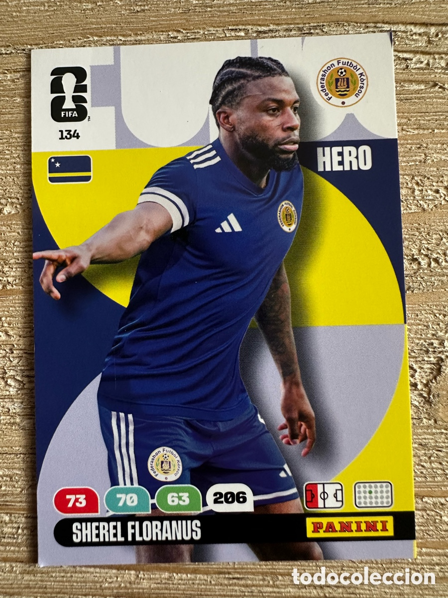 Trading Cards: SHEREL FLORANUS CURA&Ccedil;AO 134 ADRENALYN XL PANINI MUNDIAL WORLD CUP 2026 USA CAN MEX