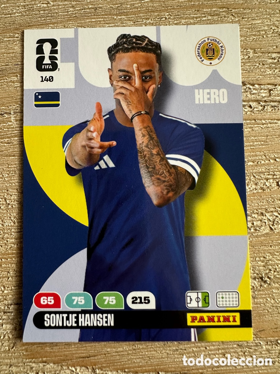 Trading Cards: SONTJE HANSEN CURA&Ccedil;AO 140 ADRENALYN XL PANINI MUNDIAL WORLD CUP 2026 USA CAN MEX
