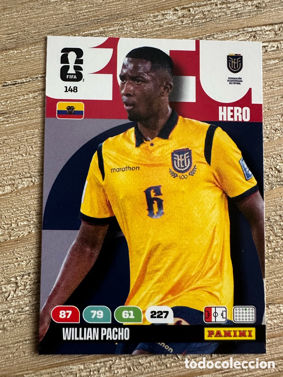 Trading Cards: WILLIAN PACHO ECUADOR 148 ADRENALYN XL PANINI MUNDIAL WORLD CUP 2026 USA CAN MEX