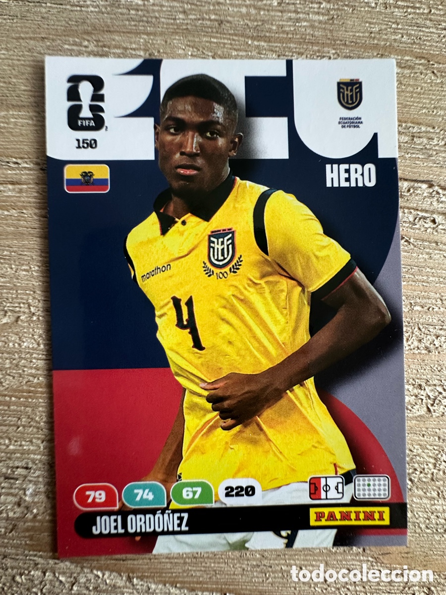 Trading Cards: JOEL ORDO&Ntilde;EZ ECUADOR 150 ADRENALYN XL PANINI MUNDIAL WORLD CUP 2026 USA CAN MEX