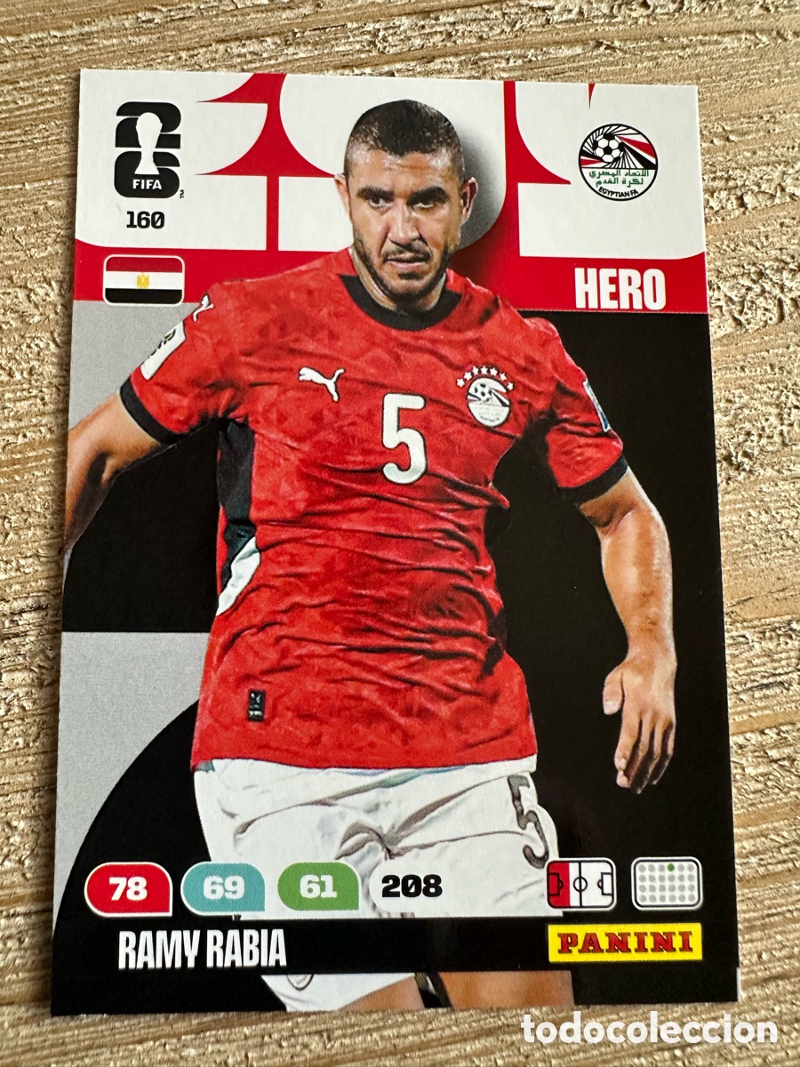 Trading Cards: RAMY RABIA EGIPTO 160 ADRENALYN XL PANINI MUNDIAL WORLD CUP 2026 USA CAN MEX