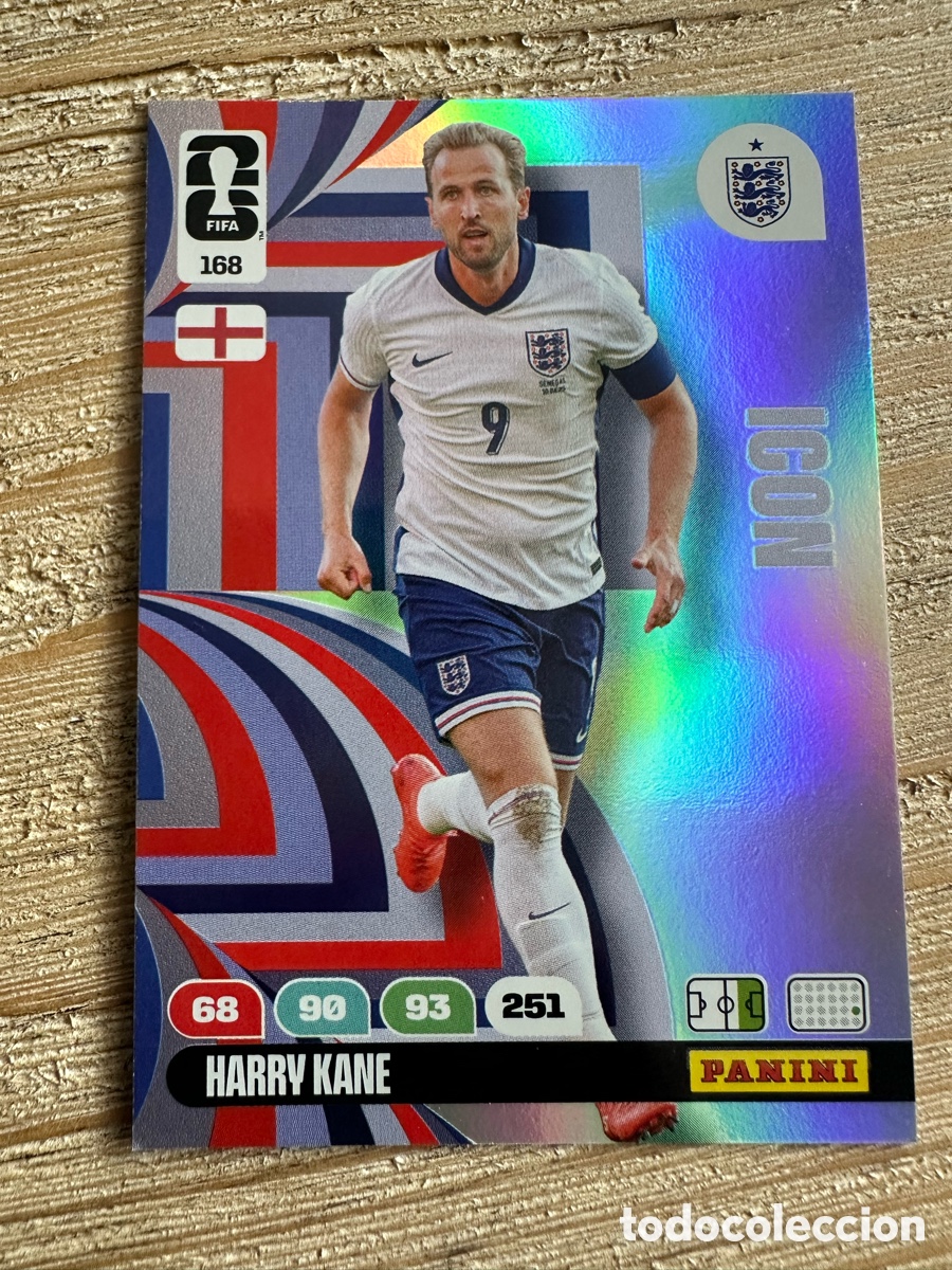 Trading Cards: HARRY KANE INGLATERRA ICON 168 ADRENALYN XL PANINI MUNDIAL WORLD CUP 2026 USA CAN MEX