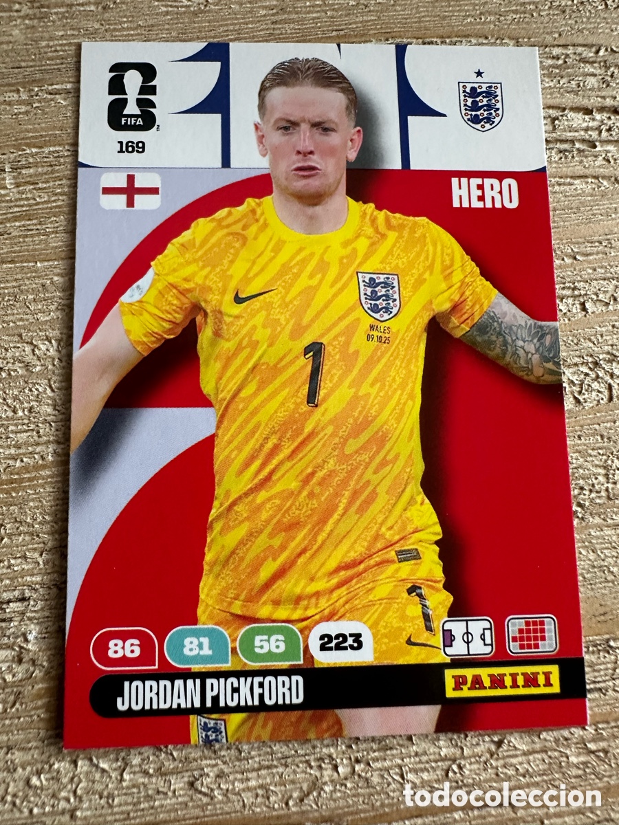 Trading Cards: JORDAN PICKFORD INGLATERRA 169 ADRENALYN XL PANINI MUNDIAL WORLD CUP 2026 USA CAN MEX