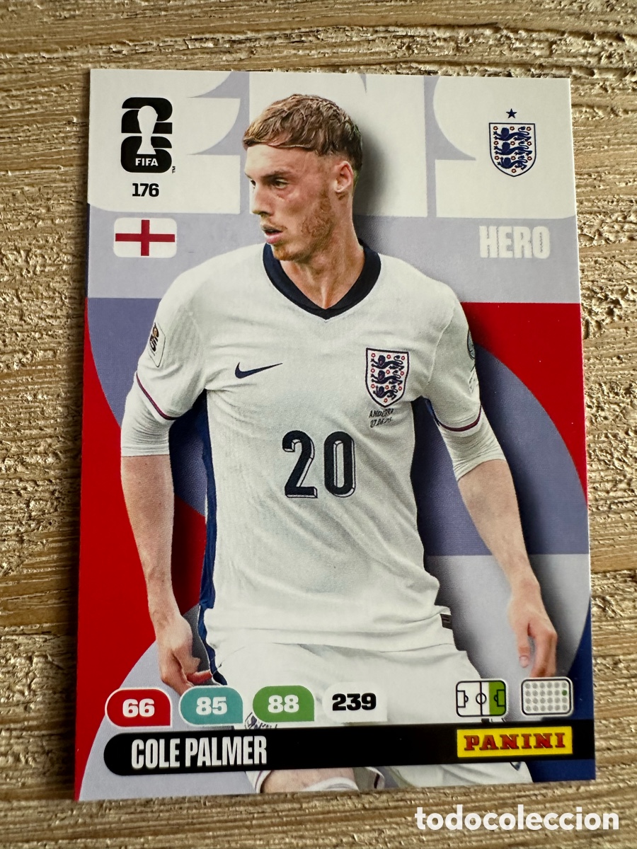Trading Cards: COLE PALMER INGLATERRA 176 ADRENALYN XL PANINI MUNDIAL WORLD CUP 2026 USA CAN MEX