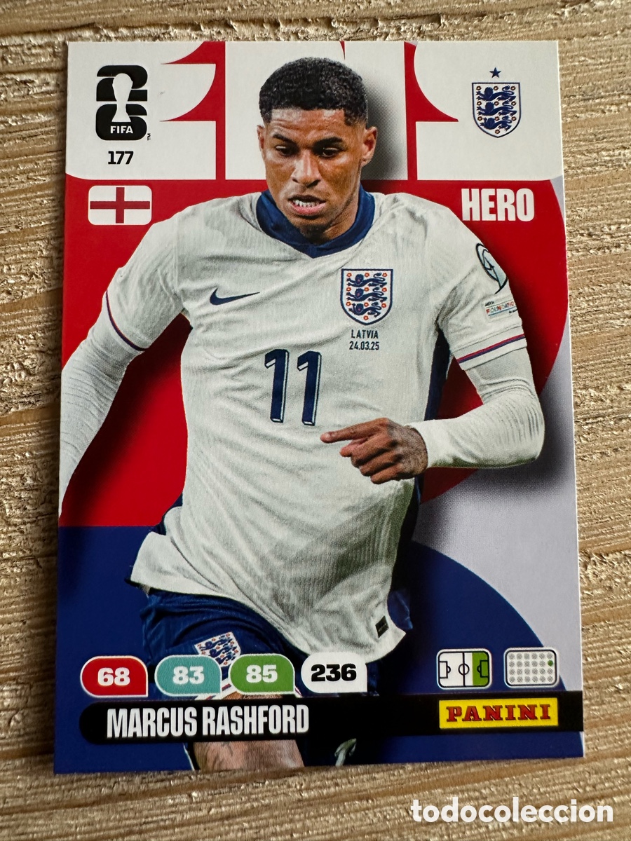 Trading Cards: MARCUS RASHFORD INGLATERRA 177 ADRENALYN XL PANINI MUNDIAL WORLD CUP 2026 USA CAN MEX