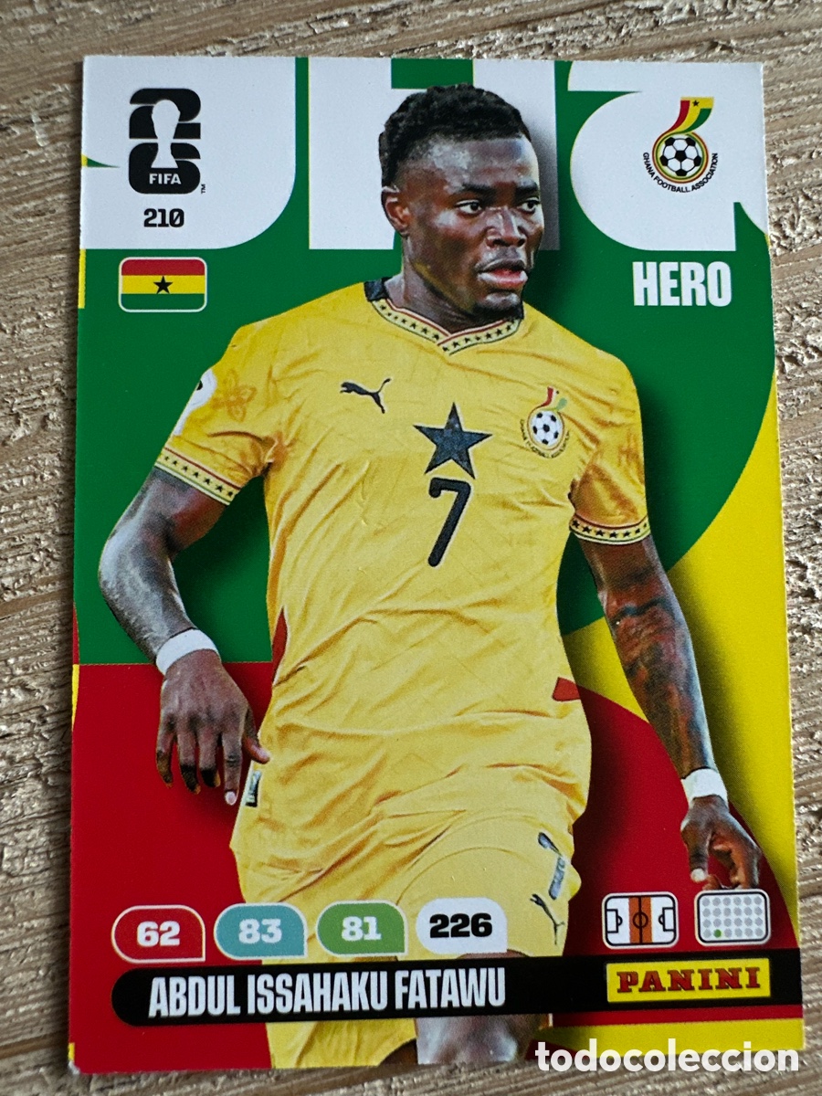 Trading Cards: ABDUL ISSAHAKU FATAWU GHANA 210 ADRENALYN XL PANINI MUNDIAL WORLD CUP 2026 USA CAN MEX
