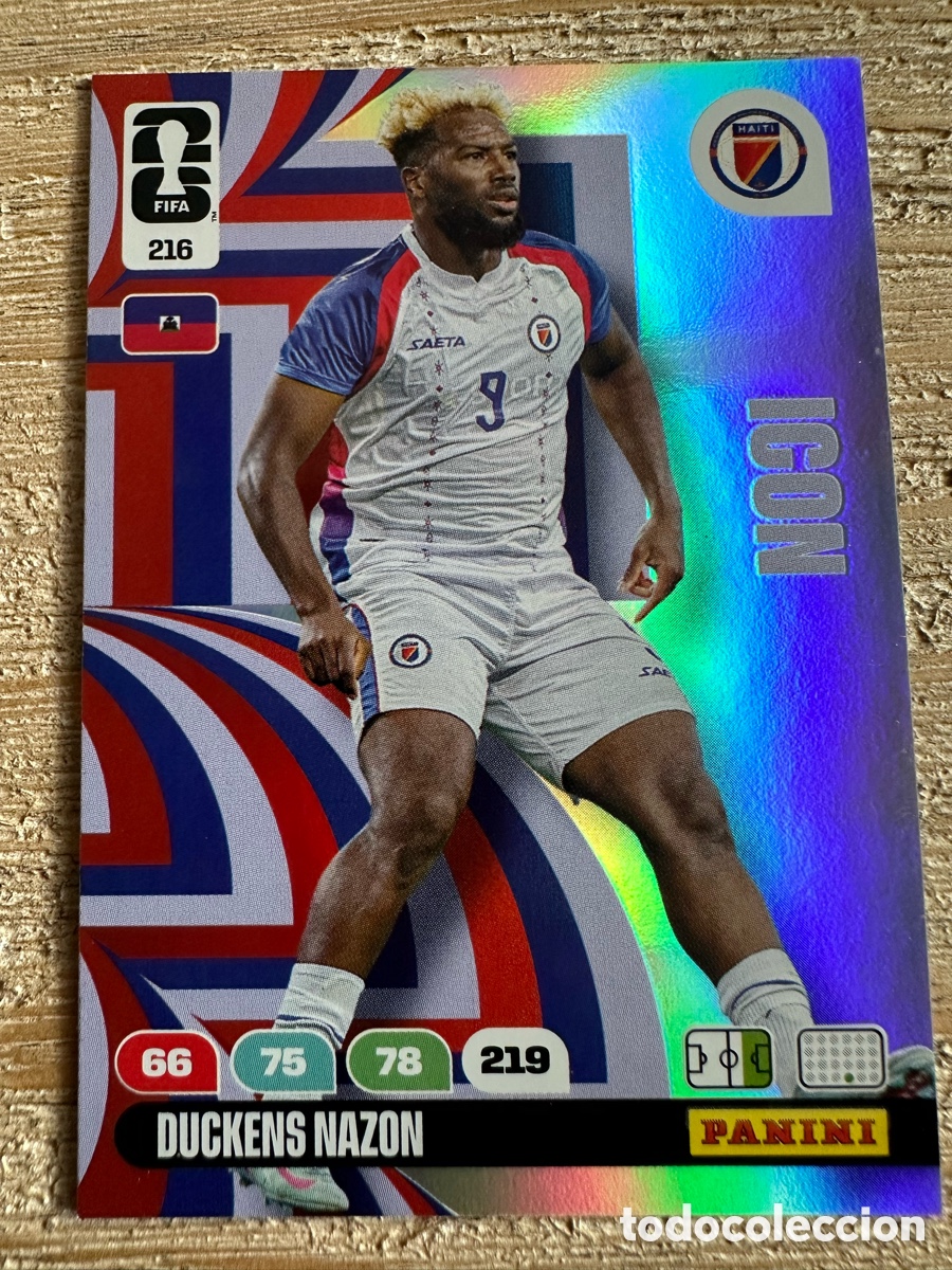 Trading Cards: DUCKENS NAZON HAITI ICON 216 ADRENALYN XL PANINI MUNDIAL WORLD CUP 2026 USA CAN MEX