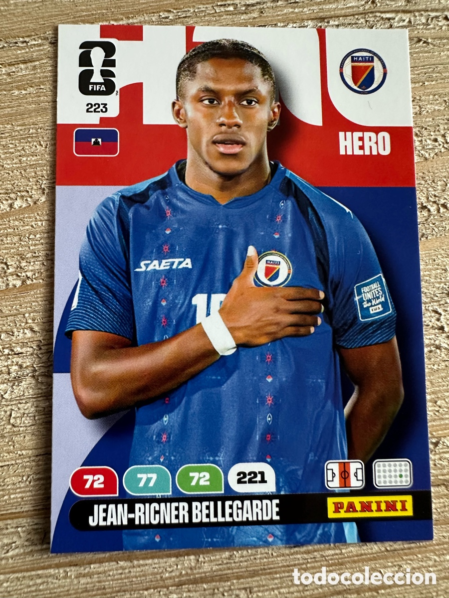 Trading Cards: JEAN-RICNER BELLEGARDE HAITI 223 ADRENALYN XL PANINI MUNDIAL WORLD CUP 2026 USA CAN MEX