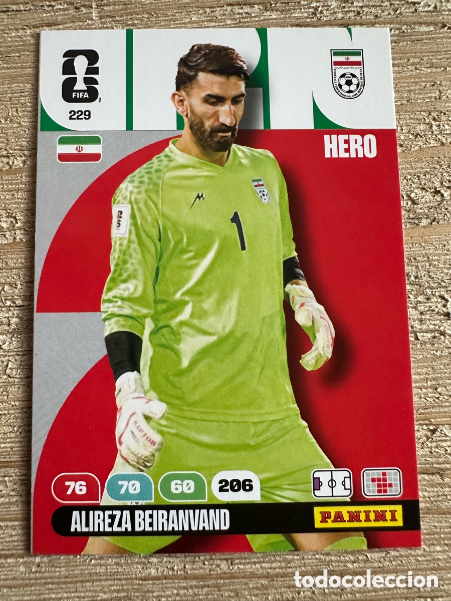 Trading Cards: ALIREZA BEIRANVAND IRAN 229 ADRENALYN XL PANINI MUNDIAL WORLD CUP 2026 USA CAN MEX