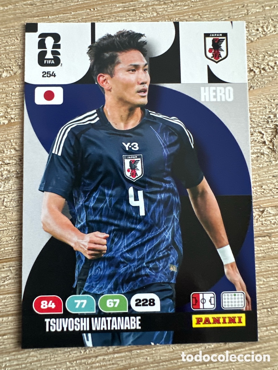 Figurine Collezionabili: TSUYOSHI WATANABE JAPON 254 ADRENALYN XL PANINI MUNDIAL WORLD CUP 2026 USA CAN MEX