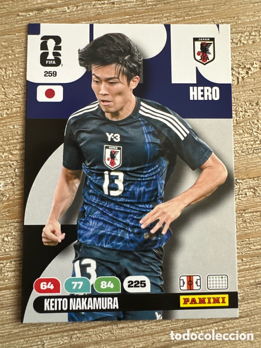 Trading Cards: KEITO NAKAMURA JAPON 259 ADRENALYN XL PANINI MUNDIAL WORLD CUP 2026 USA CAN MEX