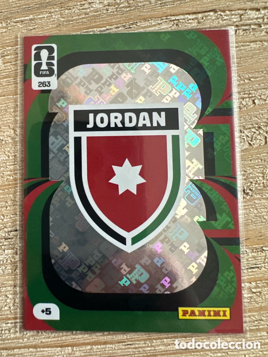 Trading Cards: ESCUDO TEAM CREST JORDANIA 263 ADRENALYN XL PANINI MUNDIAL WORLD CUP 2026 USA CAN MEX