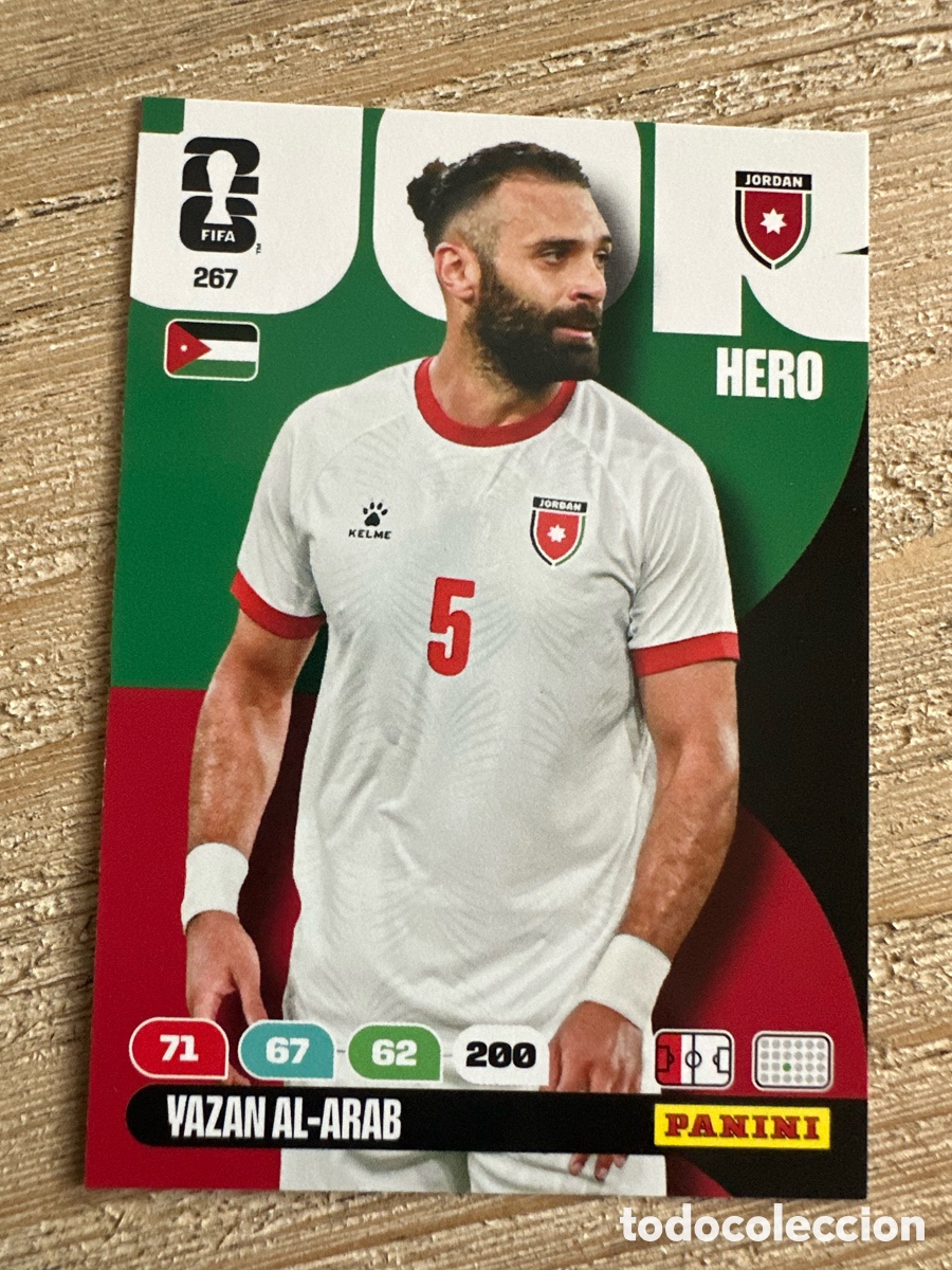 Trading Cards: YAZAN AL-ARAB JORDANIA 267 ADRENALYN XL PANINI MUNDIAL WORLD CUP 2026 USA CAN MEX
