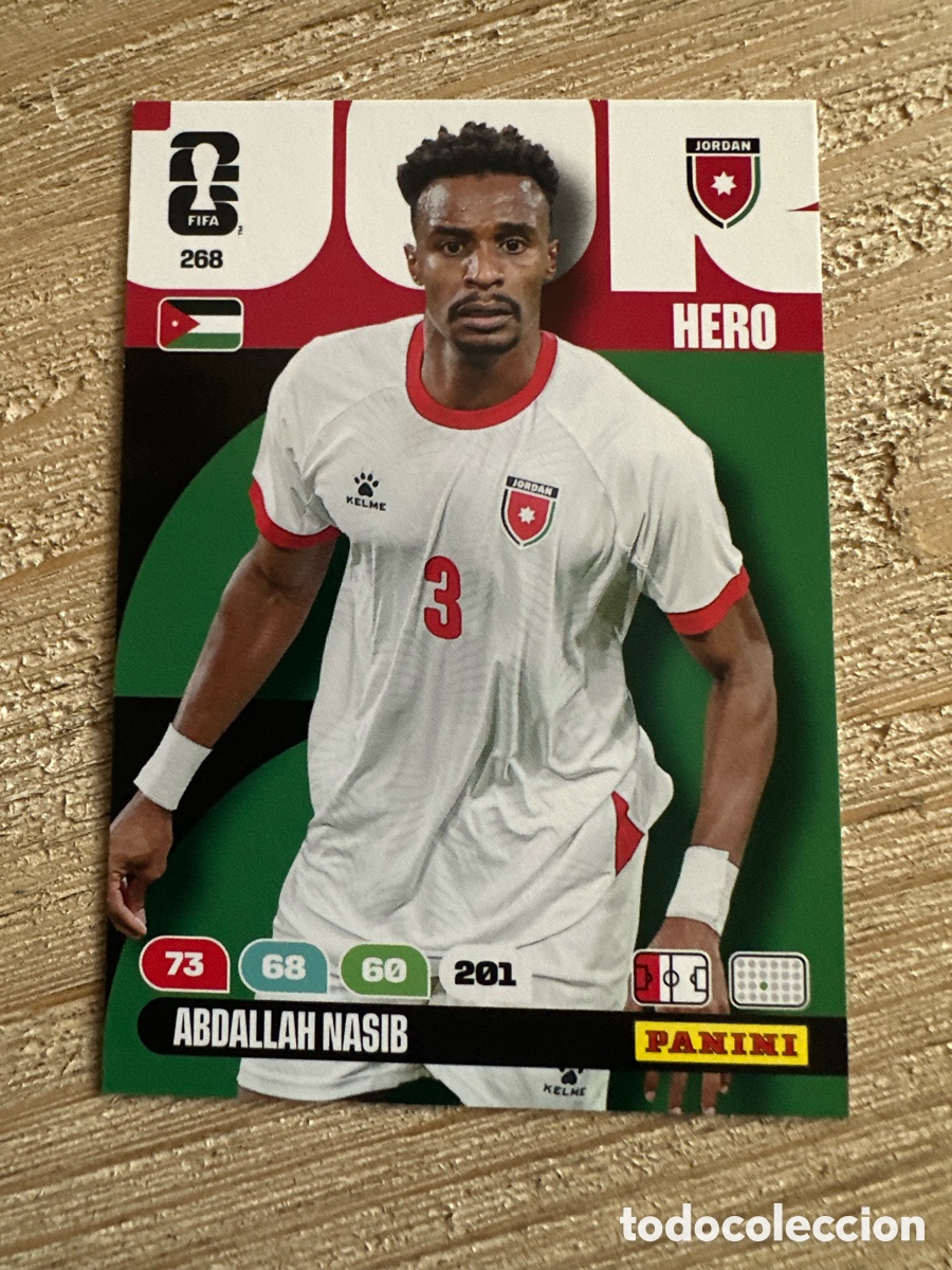 Trading Cards: ABDALLAH NASIB JORDANIA 268 ADRENALYN XL PANINI MUNDIAL WORLD CUP 2026 USA CAN MEX