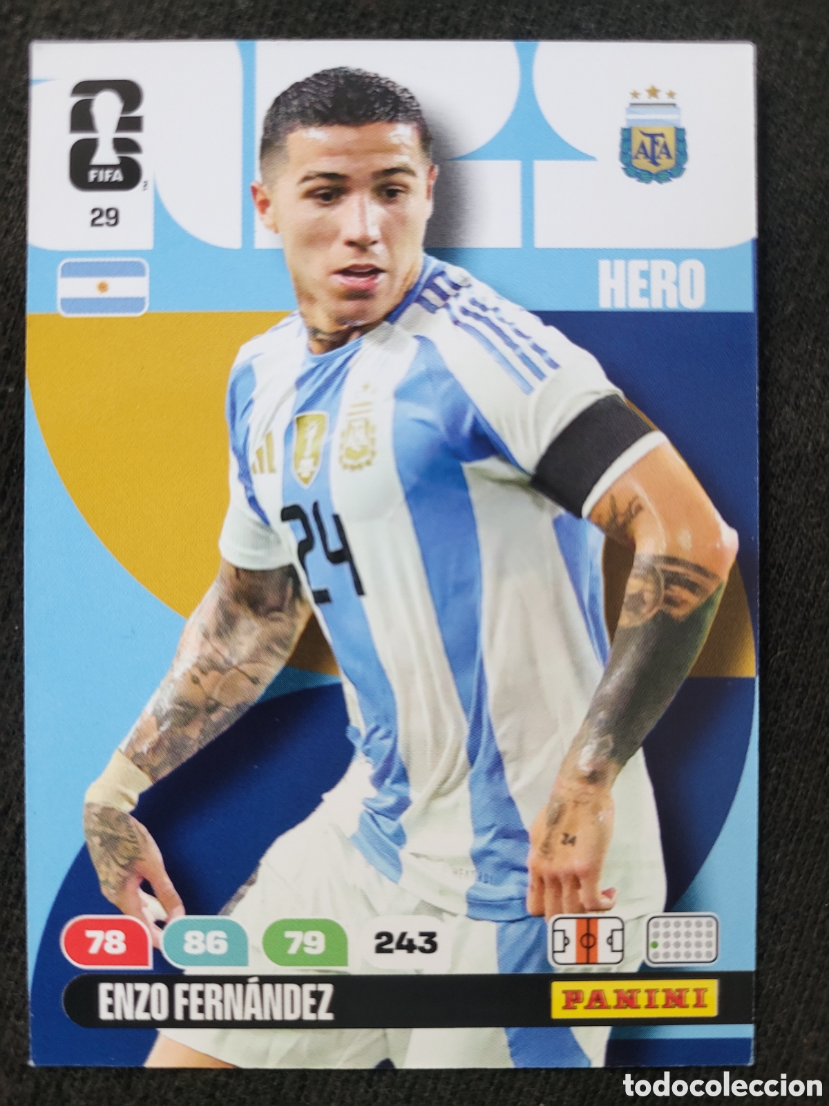 Trading Cards: 29 Enzo Fernandez / Adrenalyn XL World Cup 2026