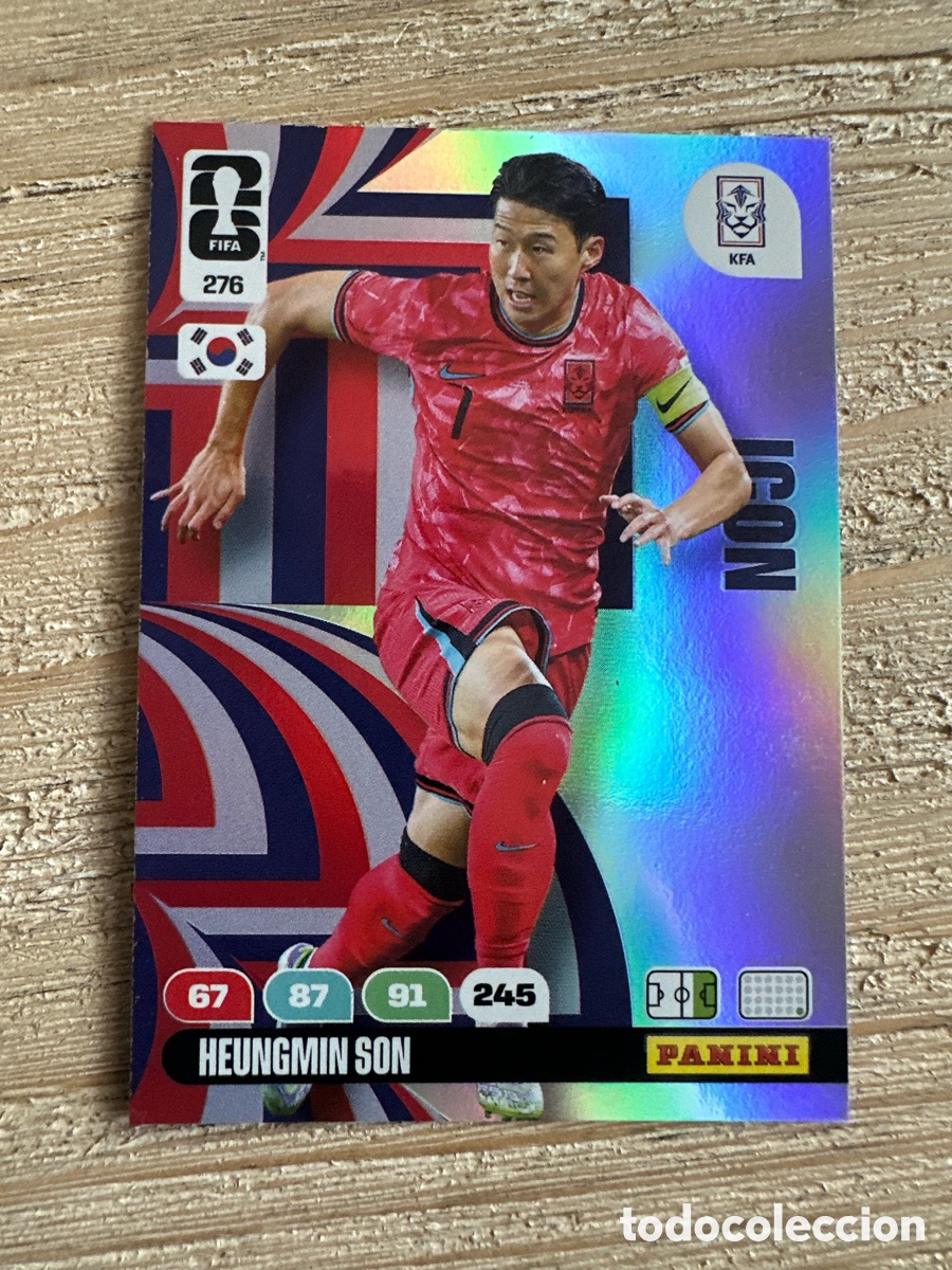 Trading Cards: HEUNGMIN SON KOREA 276 ICON ADRENALYN XL PANINI MUNDIAL WORLD CUP 2026 USA CAN MEX