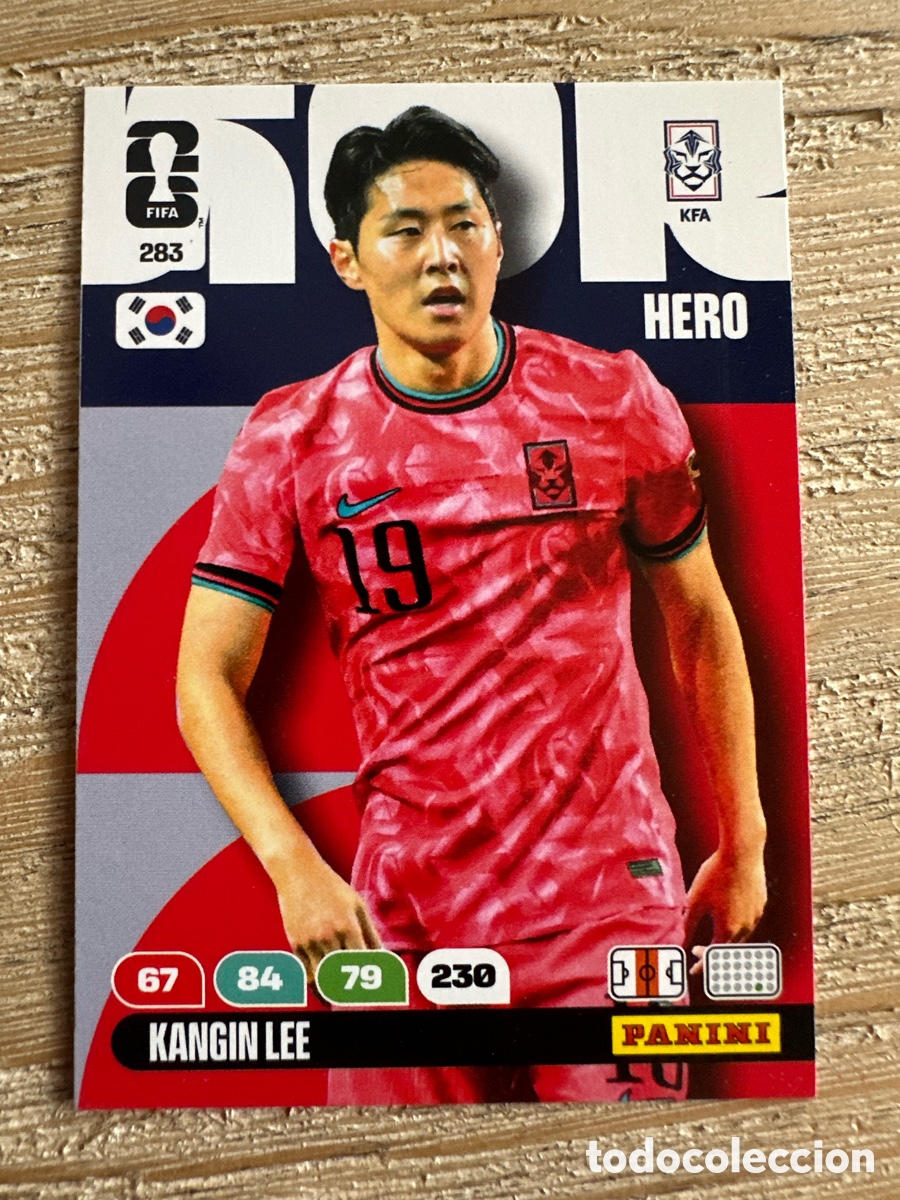 Trading Cards: KANGIN LEE KOREA 283 ADRENALYN XL PANINI MUNDIAL WORLD CUP 2026 USA CAN MEX