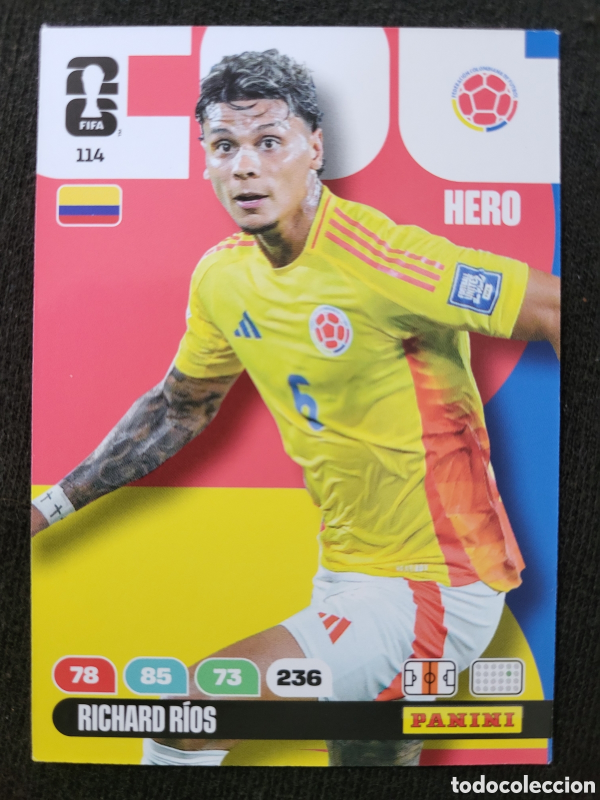 Trading Cards: 144 Richard R&iacute;os / Adrenalyn XL World Cup 2026