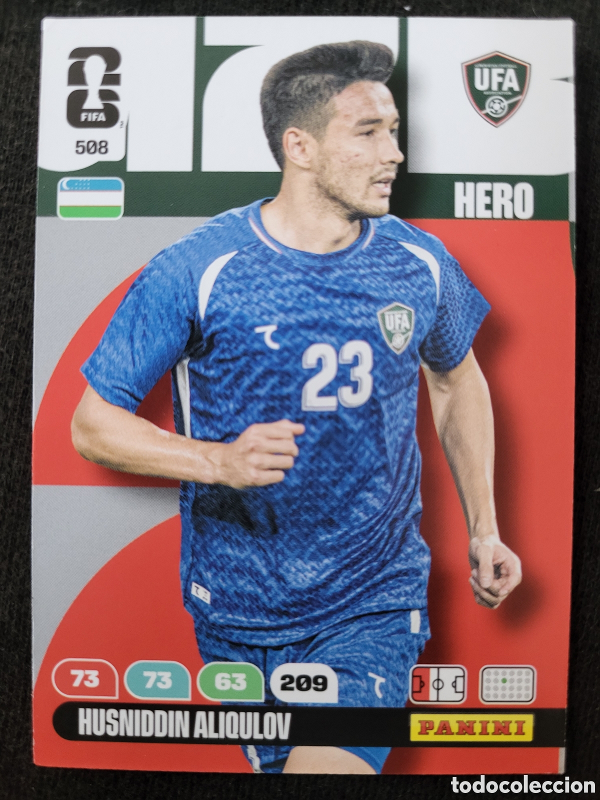 Trading Cards: 508 Husniddin Aliqulov / Adrenalyn XL World Cup 2026