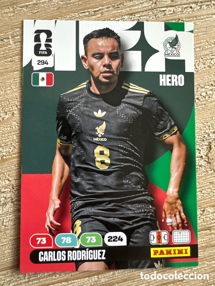 Trading Cards: CARLOS RODRIGUEZ MEXICO 294 ADRENALYN XL PANINI MUNDIAL WORLD CUP 2026 USA CAN MEX