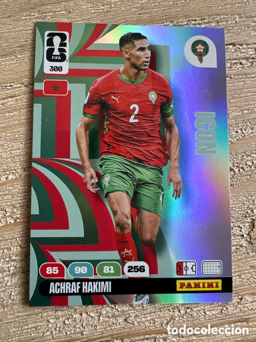 Trading Cards: ACHRAF HAKIMI MARRUECOS ICON 300 ADRENALYN XL PANINI MUNDIAL WORLD CUP 2026 USA CAN MEX