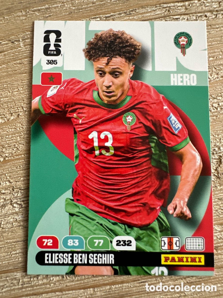 Trading Cards: ELIESSE BEN SEGHIR MARRUECOS 305 ADRENALYN XL PANINI MUNDIAL WORLD CUP 2026 USA CAN MEX