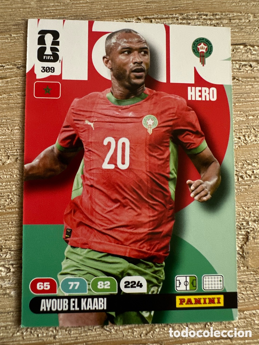 Trading Cards: AYOUB EL KAABI MARRUECOS 309 ADRENALYN XL PANINI MUNDIAL WORLD CUP 2026 USA CAN MEX