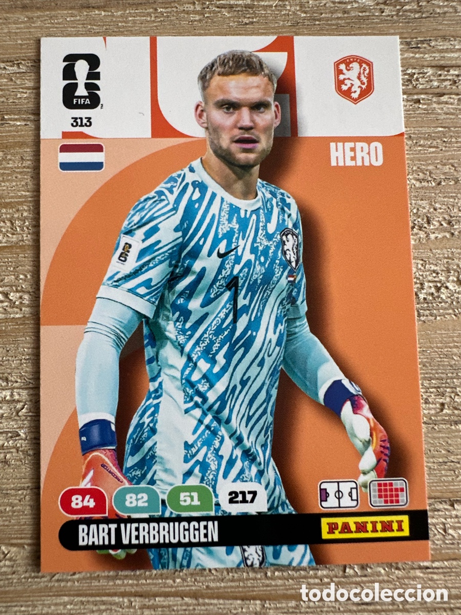 Trading Cards: BART VERBRUGGEN PAISES BAJOS 313 ADRENALYN XL PANINI MUNDIAL WORLD CUP 2026 USA CAN MEX