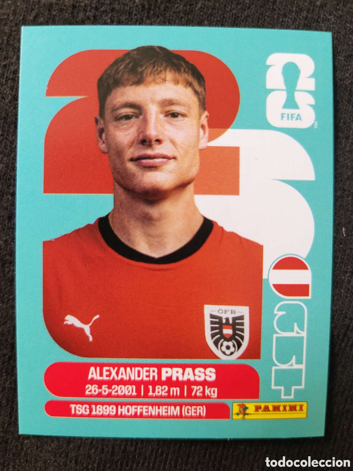 Trading Cards: AUT 9 Alexander Prass [Sticker] / FIFA World Cup 2026