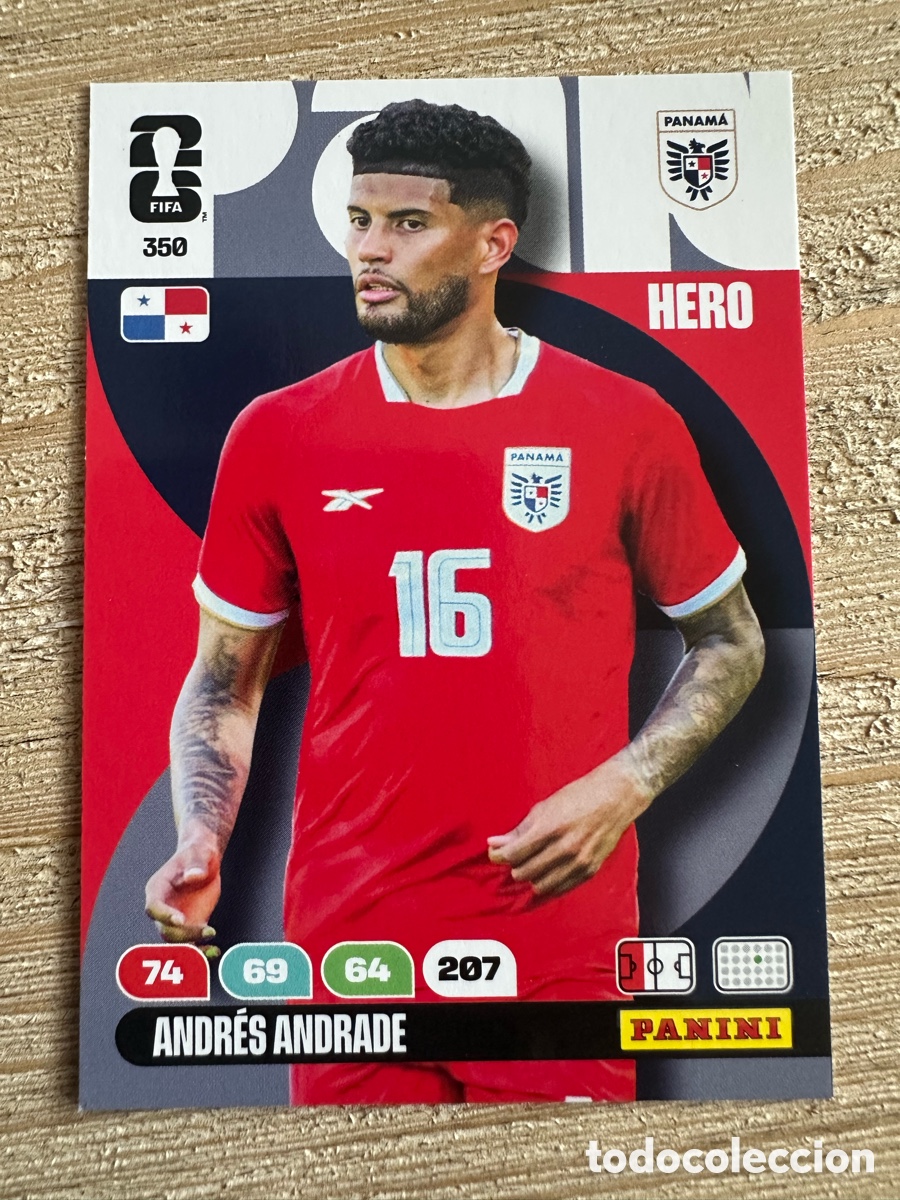 Trading Cards: ANDRES ANDRADE PANAMA 350 ADRENALYN XL PANINI MUNDIAL WORLD CUP 2026 USA CAN MEX