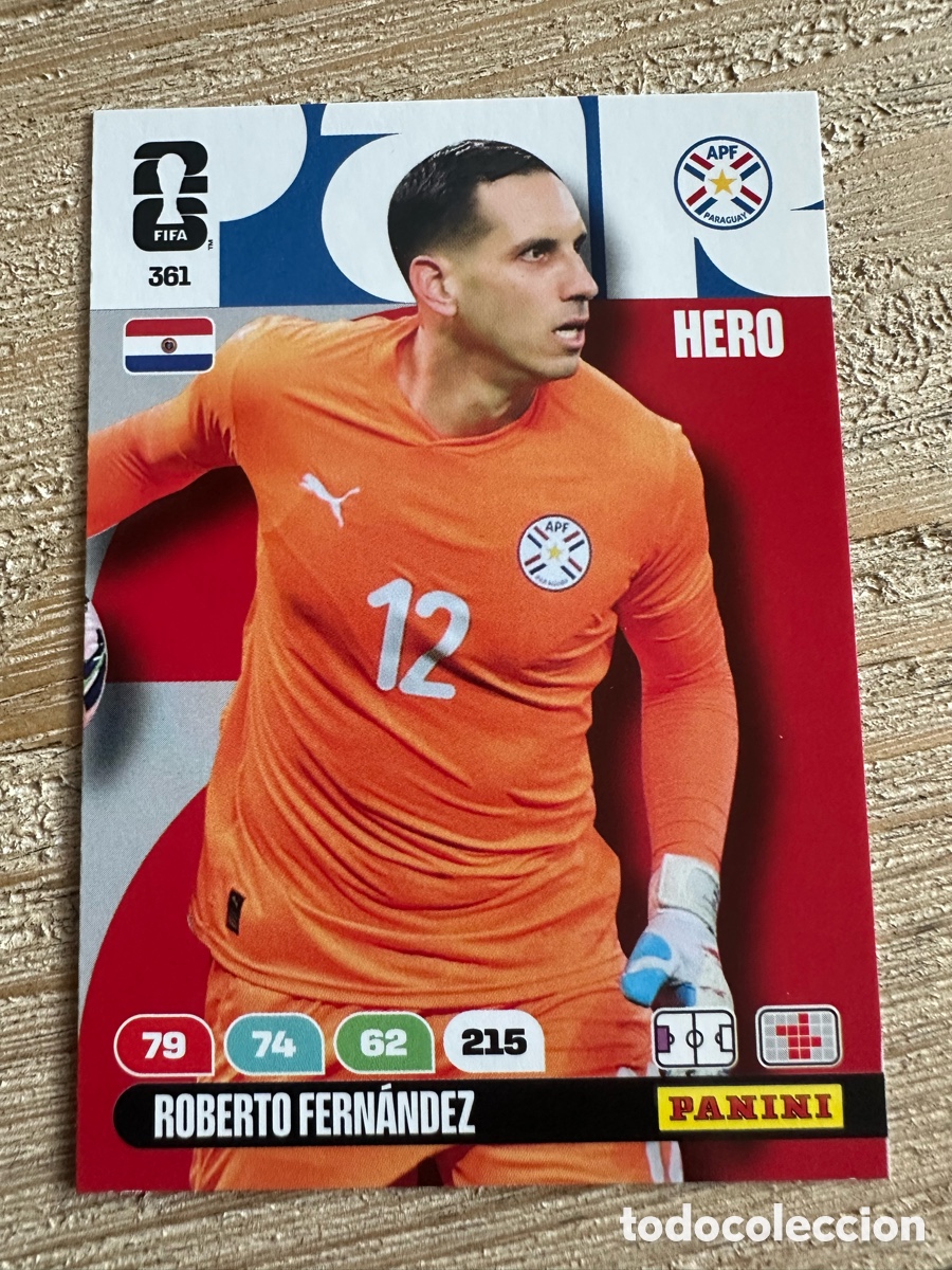 Trading Cards: ROBERTO FERNANDEZ PARAGUAY 361 ADRENALYN XL PANINI MUNDIAL WORLD CUP 2026 USA CAN MEX