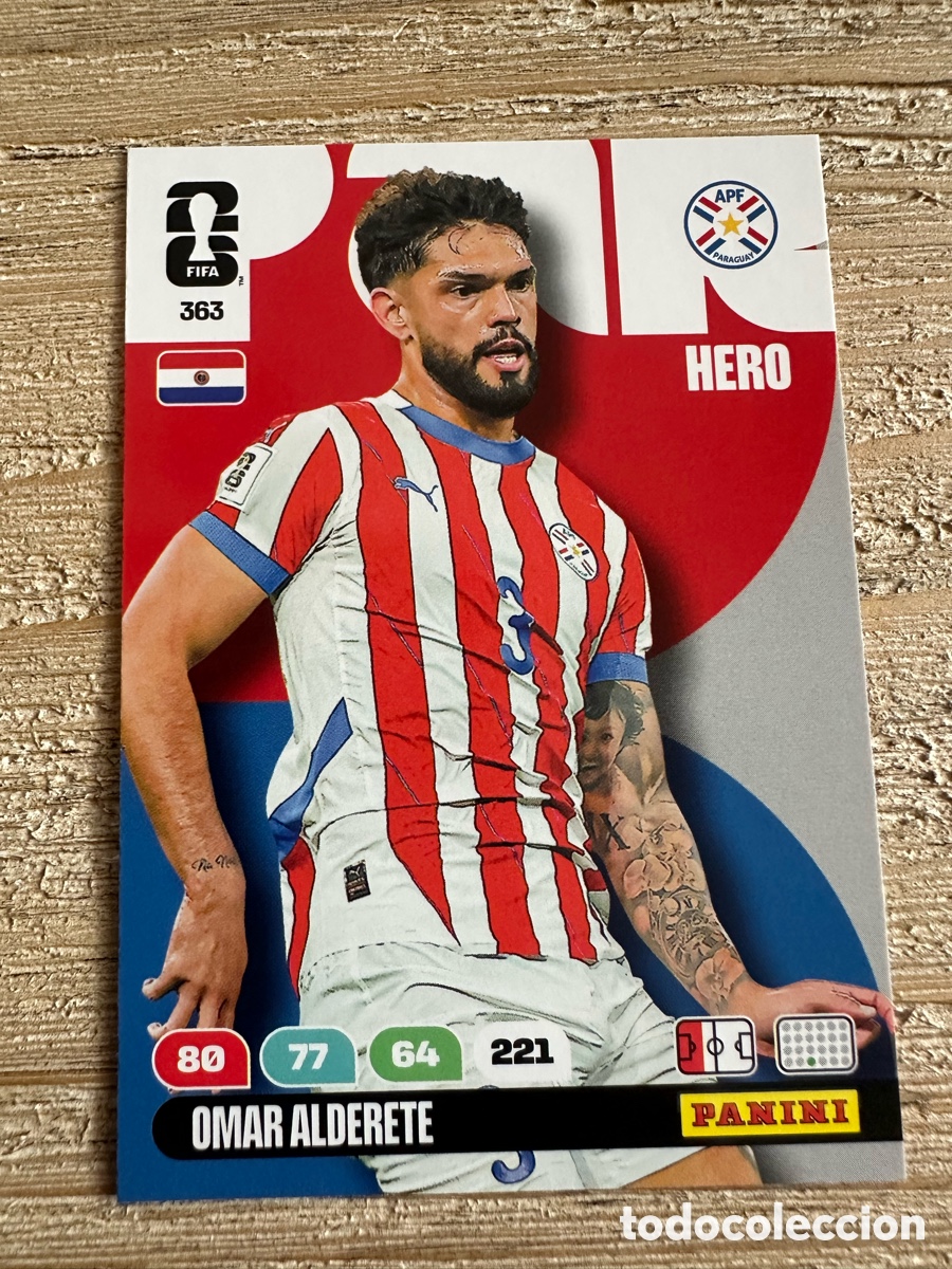 Trading Cards: OMAR ALDERETE PARAGUAY 363 ADRENALYN XL PANINI MUNDIAL WORLD CUP 2026 USA CAN MEX