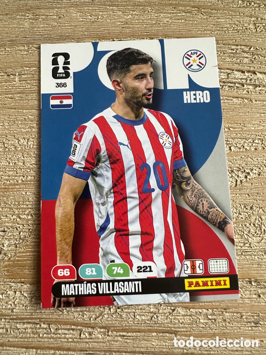 Trading Cards: MATHIAS VILLASANTI PARAGUAY 366 ADRENALYN XL PANINI MUNDIAL WORLD CUP 2026 USA CAN MEX