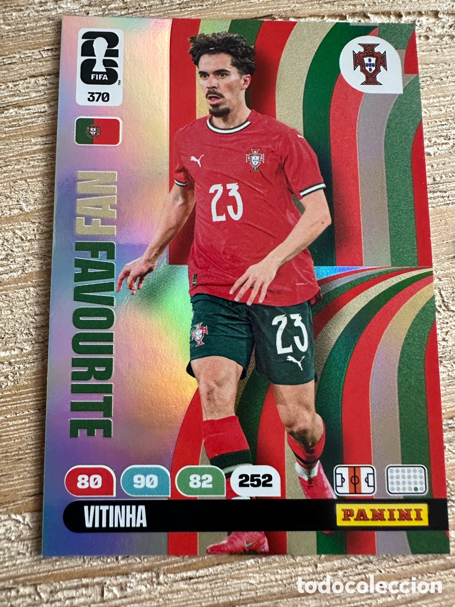 Trading Cards: VITINHA PORTUGAL FAN FAVOURITE 370 ADRENALYN XL PANINI MUNDIAL WORLD CUP 2026 USA CAN MEX