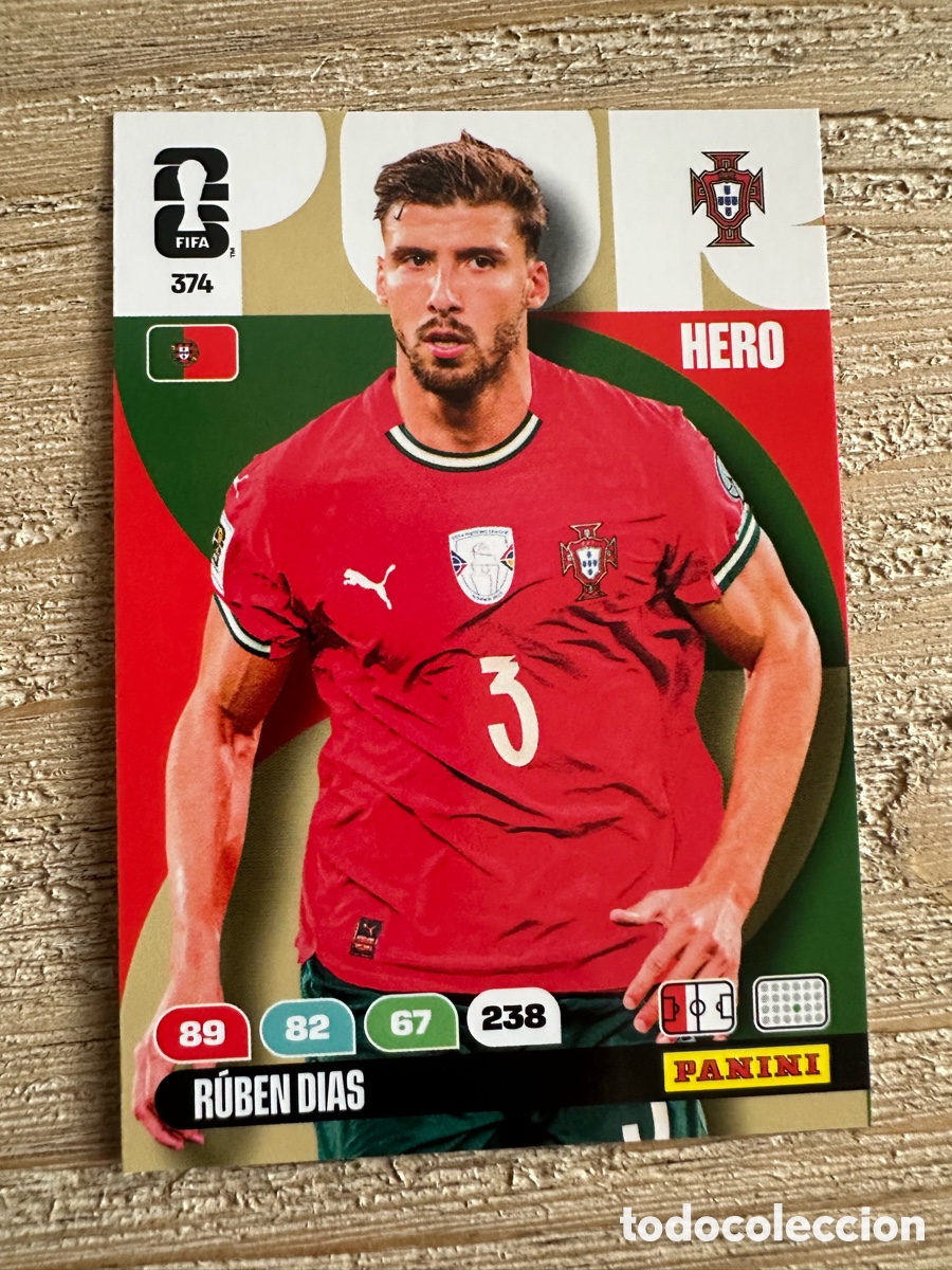 Trading Cards: RUBEN DIAS PORTUGAL 374 ADRENALYN XL PANINI MUNDIAL WORLD CUP 2026 USA CAN MEX