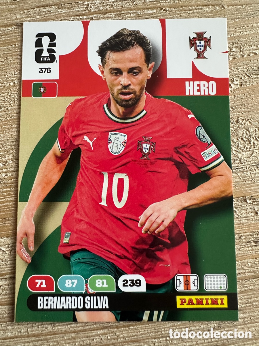 Trading Cards: BERNARDO SILVA PORTUGAL 376 ADRENALYN XL PANINI MUNDIAL WORLD CUP 2026 USA CAN MEX