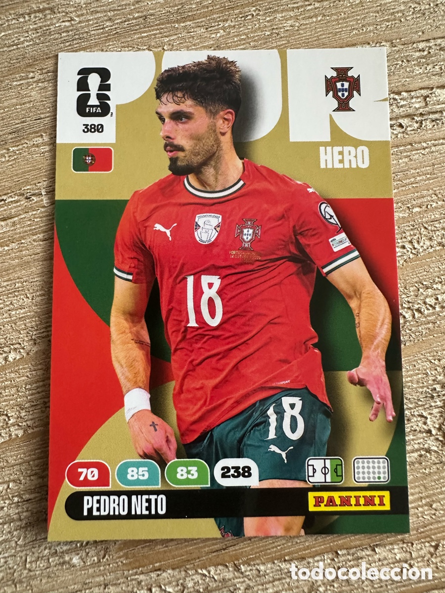 Trading Cards: PEDRO NETO PORTUGAL 380 ADRENALYN XL PANINI MUNDIAL WORLD CUP 2026 USA CAN MEX
