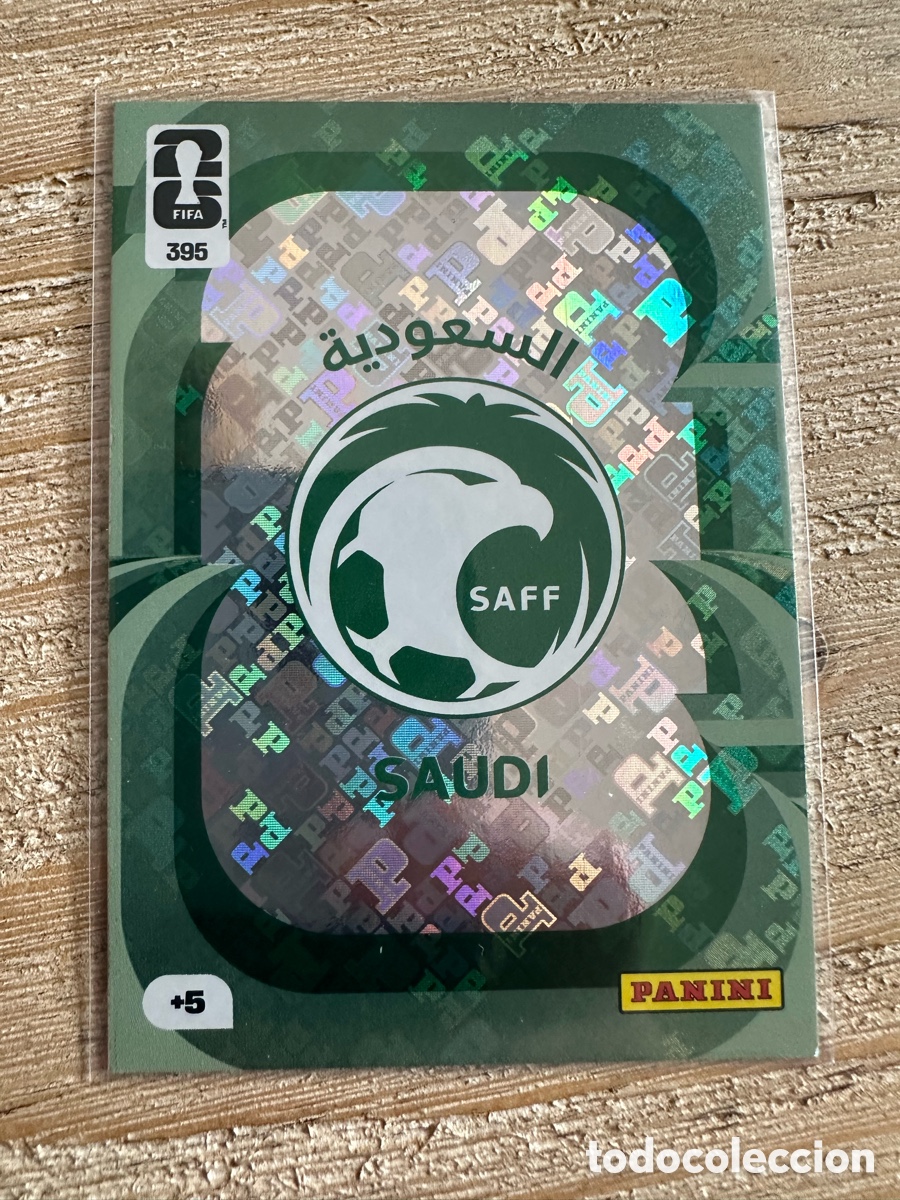 Trading Cards: ESCUDO TEAM CREST ARABIA SAUDI 395 ADRENALYN XL PANINI MUNDIAL WORLD CUP 2026 USA CAN MEX