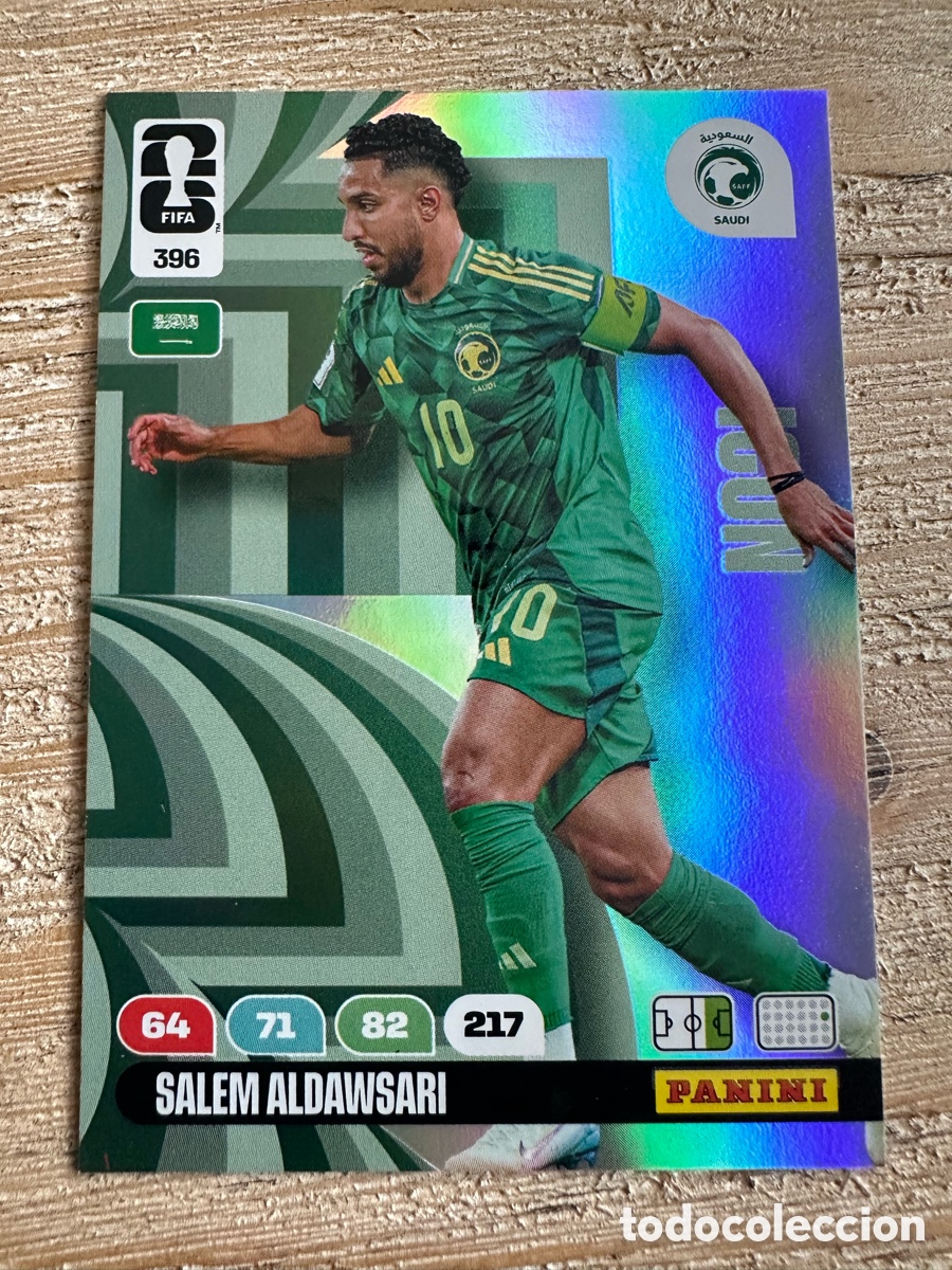 Trading Cards: SALEM ALDAWSARI ARABIA SAUDI ICON 396 ADRENALYN XL PANINI MUNDIAL WORLD CUP 2026 USA CAN MEX