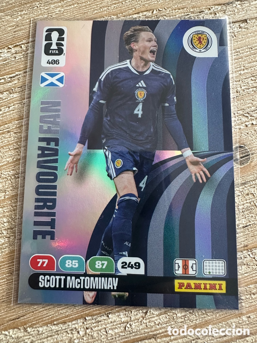 Trading Cards: SCOTT MCTOMINAY ESCOCIA FAN FAVOURITE 406 ADRENALYN XL PANINI MUNDIAL WORLD CUP 2026 USA CAN MEX