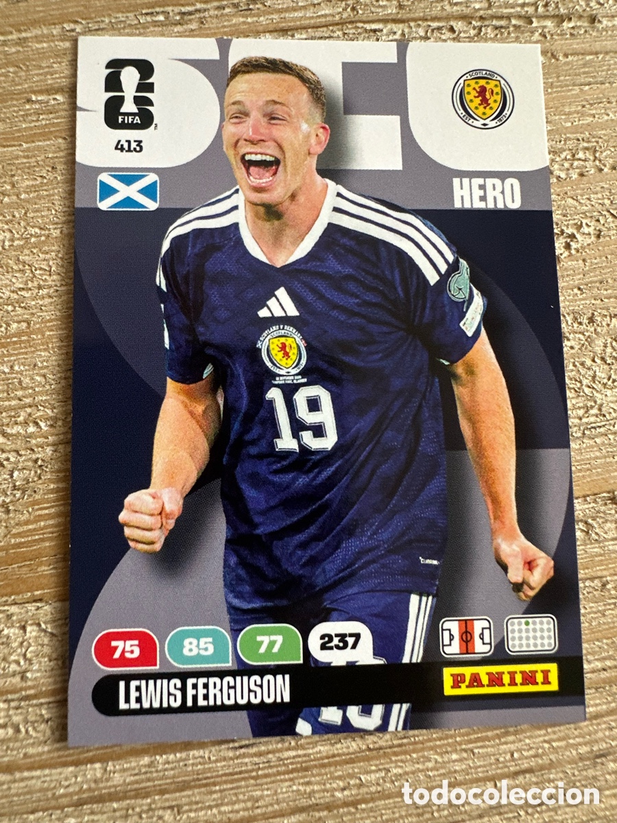 Trading Cards: LEWIS FERGUSON ESCOCIA 413 ADRENALYN XL PANINI MUNDIAL WORLD CUP 2026 USA CAN MEX
