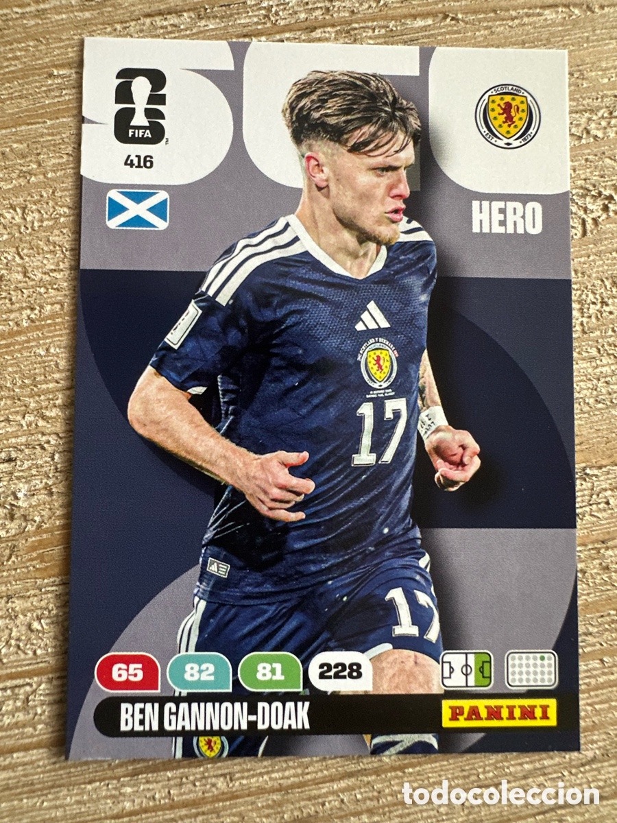 Trading Cards: BEN GANNON-DOAK ESCOCIA 416 ADRENALYN XL PANINI MUNDIAL WORLD CUP 2026 USA CAN MEX
