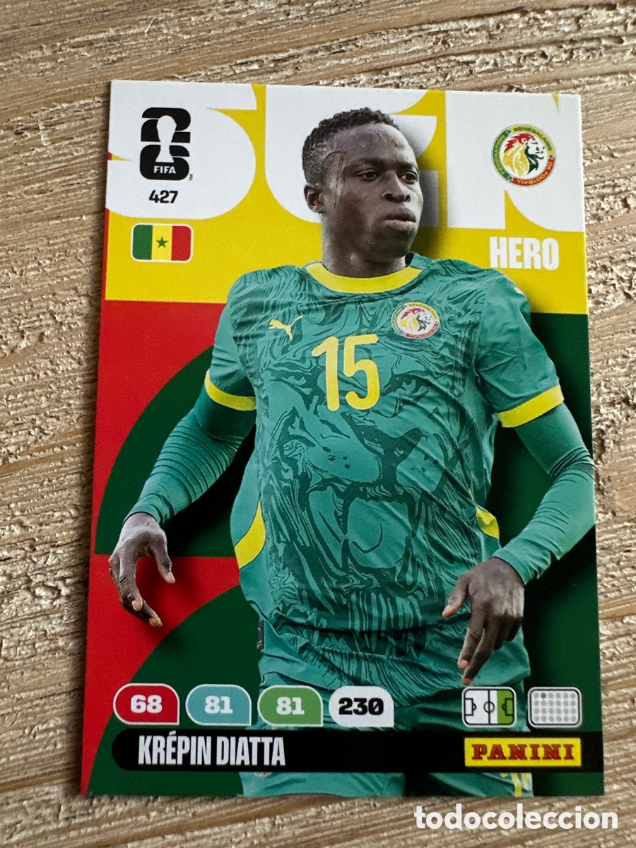 Trading Cards: KREPIN DIATTA SENAGAL 427 ADRENALYN XL PANINI MUNDIAL WORLD CUP 2026 USA CAN MEX